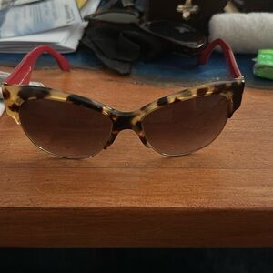 Prada leopard sun glasses